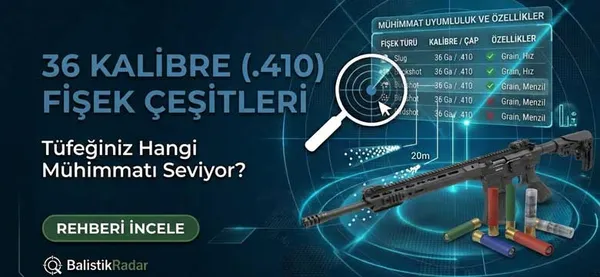 36 Kalibre (.410) Fişek Çeşitleri: Tüfeğiniz Hangi Mühimmatı Seviyor?