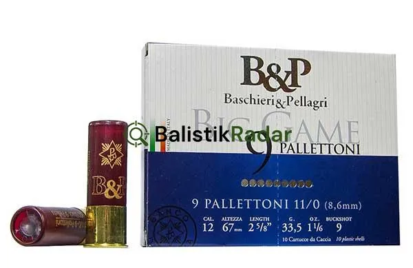 B&P 12 GA 9'lu Buckshot