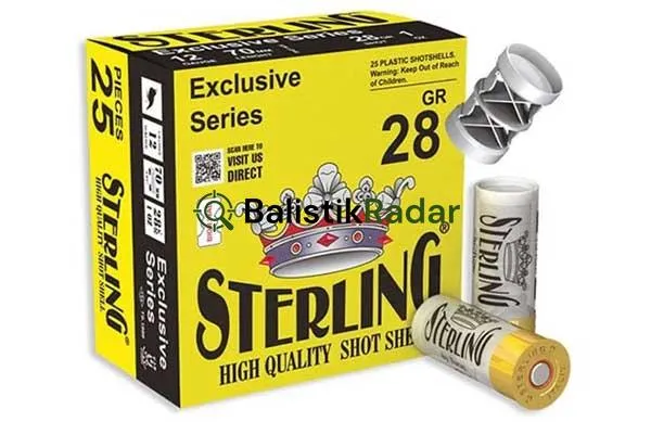 Sterling 12 GA 28 gr Bior Tapa Saçma