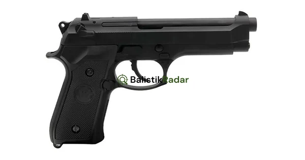 WE Beretta M92 Siyah 4.50mm Havalı Tabanca