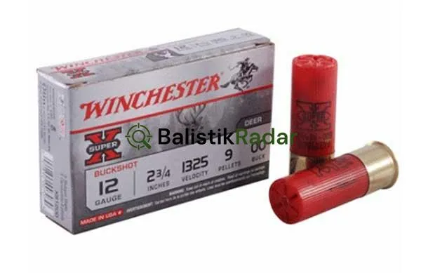 Winchester 12 GA Super-X Buckshot 9'lu