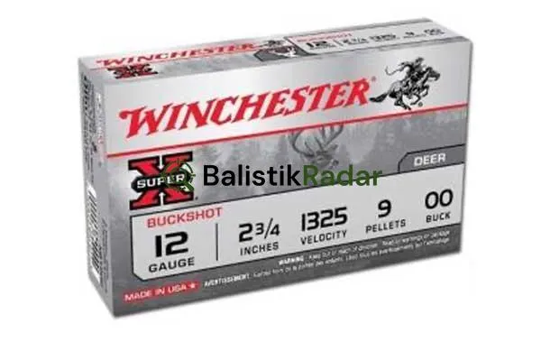 Winchester Italy 12 GA Buckshot 9'lu