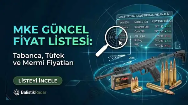 MKE Güncel Fiyat Listesi 2026: Tabanca, Tüfek ve Mermi Fiyatları